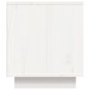 vidaXL TV Cabinet White Solid Pine Wood 31.5 x 13.8 x 15.9 in TV Cabinet