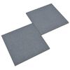 vidaXL Fall Protection Tiles 24 pcs Rubber 50x50x3 cm Grey