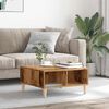 vidaXL Coffee Table Old Wood Engineered wood Small Coffee Table Square
