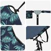 vidaXL Folding Sun Lounger 2 pcs Multicolour 190 x 57 x 81 cm Oxford