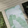 vidaXL Outdoor Carpet Green Polypropylene 31.5 x 59.1 in Reversible