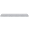 vidaXL Wall Shelf Set of 4 Concrete grey Honeycomb MDF, metal