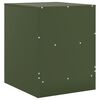 vidaXL Bedside Cabinet Olive green Cold-rolled steel Medium