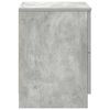 vidaXL Bedside Cabinet Set of 2 Concrete Grey Engineered Wood Medium