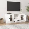 vidaXL TV Cabinet White Engineered wood Standard TV Cabinet
