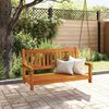 vidaXL Garden Swing Bench Brown 119 x 35 x 47cm Solid Acacia wood