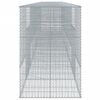 vidaXL Gabion Basket Silver Galvanized Iron Large