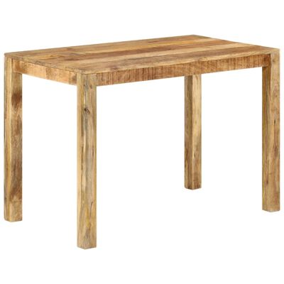 vidaXL Dining Table 43.3"x23.6"x29.9" Rough Mango Wood