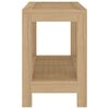 vidaXL Bathroom Side Table Teak Solid teak wood Medium Durable