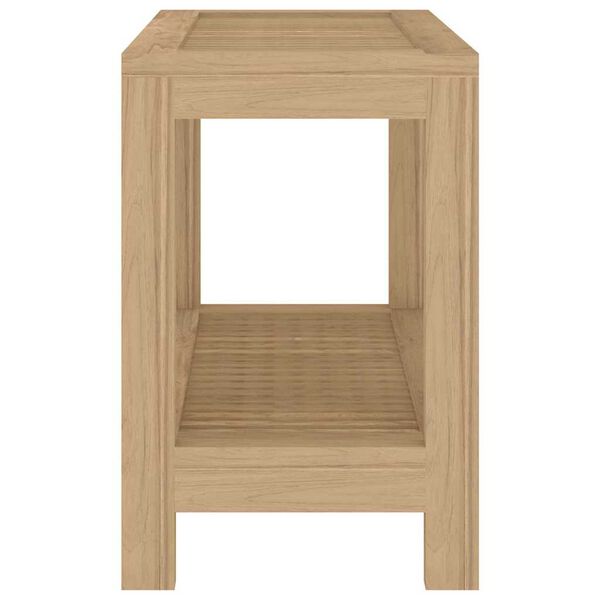 vidaXL Bathroom Side Table Teak Solid teak wood Medium Durable