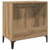 vidaXL Sink Cabinet Artisan Oak Engineered Wood, Metal