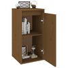 vidaXL Wall Cabinet Honey brown Solid pine wood Compact Wall mounting