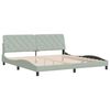 vidaXL Bed Frame Light Grey