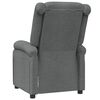 vidaXL Recliner Dark Gray Fabric