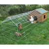 Kerbl Small Animal Outdoor Enclosure Silver Galvanized Metal Large