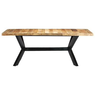 vidaXL Dining Table 78.7"x39.4"x29.5" Solid Mango Wood