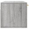 vidaXL Wall Cabinet Grey Sonoma Engineered wood Medium Wall Cabinet