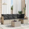 vidaXL Garden Sofa Set Light Grey