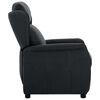 vidaXL Recliner Chair Dark Gray Fabric