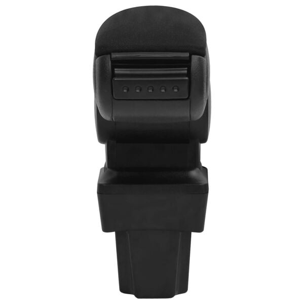 vidaXL Car Armrest Black 4.5"x12.6"x(11.8"-19.7") ABS