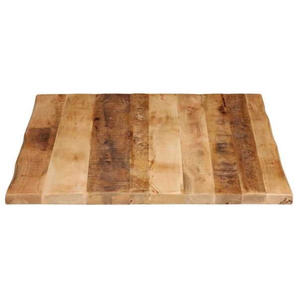 vidaXL Table Top Natural Wood Solid mango wood 35.4 x 31.5 x 1.5 in