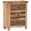 vidaXL Sideboard Natural wood tones Solid acacia wood, solid reclaimed wood