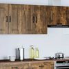 vidaXL Kitchen Wall Cabinet Smoked Oak Engineered Wood Medium