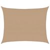 vidaXL Sunshade Sail 1.75 oz/ft² Taupe 19.7x26.2' HDPE