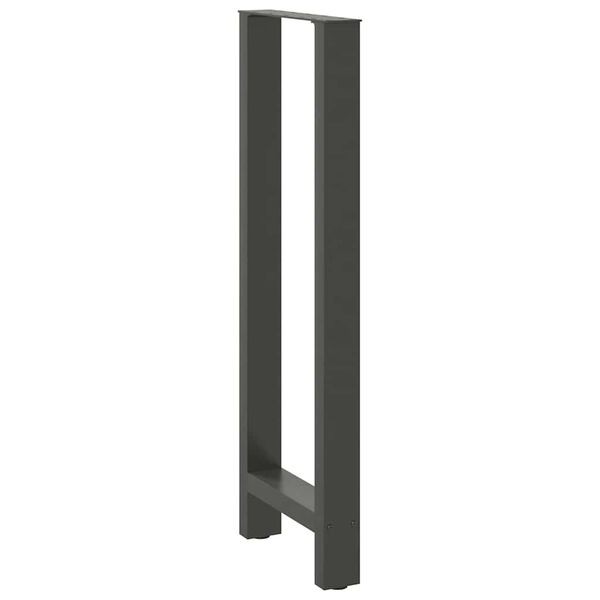 vidaXL Coffee Table Leg Set of 2 Anthracite Powder-Coated Steel