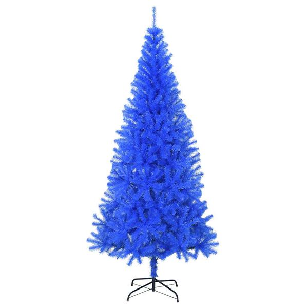 vidaXL Artificial Christmas Tree Blue PVC Artificial Christmas Tree