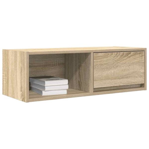 vidaXL TV Cabinet Set of 2 Sonoma oak Engineered wood TV Cabinet