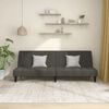 vidaXL Sofa Bed Dark Grey Velvet (100% polyester), wood, foam Medium