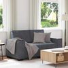 vidaXL 2-Seater Sofa Dark Grey Velvet 47.2 in width Durable