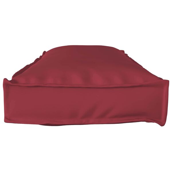 vidaXL Pallet Cushion for Bench Wine Red 120 x 40 x 8 cm Oxford Fabric