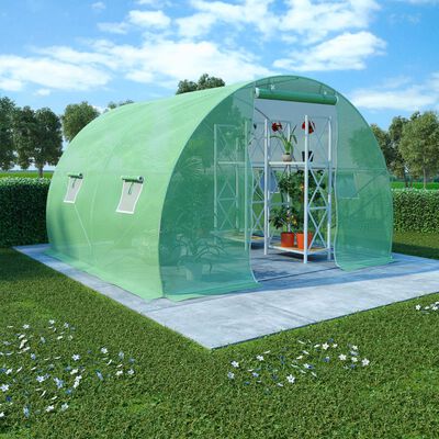 vidaXL Greenhouse 64.6 ft² 9.8'x6.6'x6.6'
