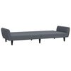 vidaXL Sofa Bed Dark Grey Velvet (100% polyester), wood, plastic Standard