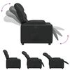 vidaXL Recliner Chair Black