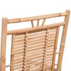 vidaXL Rocking Chair Natural Bamboo Bamboo 26 x 33.9 x 41.3 in