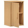 vidaXL Bathroom Cabinet with Door Olden Brown 13.78 x 11.81 x 21.65 in