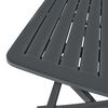 vidaXL Garden Bistro Set Anthracite Plastic Compact Foldable