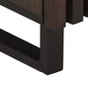 vidaXL Bedside Cabinet Brown Solid mango wood, engineered wood, steel