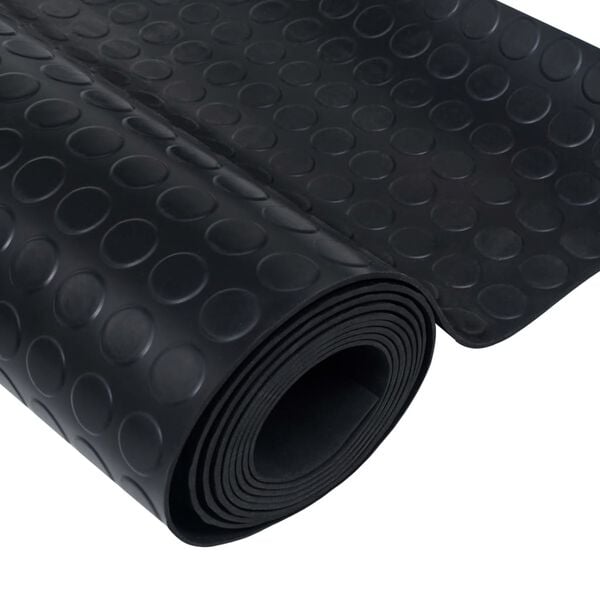 vidaXL Floor Mat Anti-Slip Rubber 4.9x13.1' 0.12 " Dot