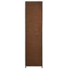 vidaXL Wardrobe Brown Iron tube and 100% polyester Large Wardrobe