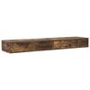vidaXL Bed Drawers Smoked Oak 55.12 x 14.37 x 6.50 in Engineered Wood