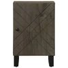 vidaXL Bathroom Cabinet Black Solid mango wood, engineered wood, metal