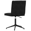 vidaXL Dining Chair Set of 4 Black Velvet (100% polyester), plywood, metal