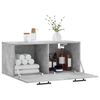 vidaXL Wall Cabinet Concrete Grey Engineered Wood Medium Wall Cabinet