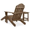 vidaXL Garden Chair Brown Solid fir wood Large Detachable