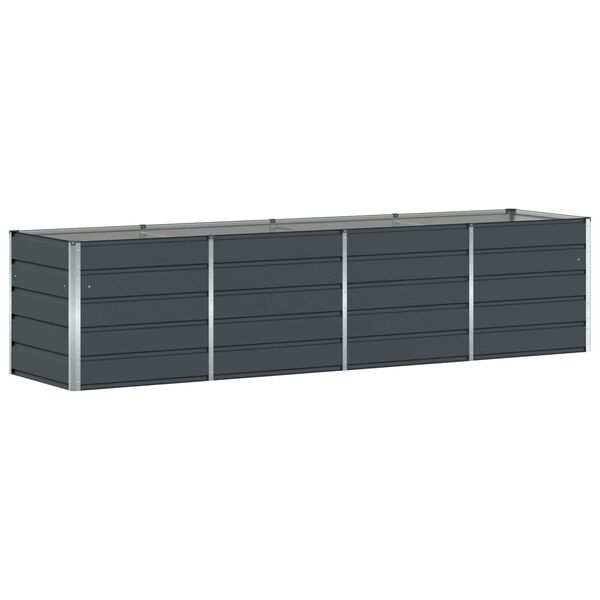 vidaXL Planter Anthracite 240 x 80 x 75 cm Steel