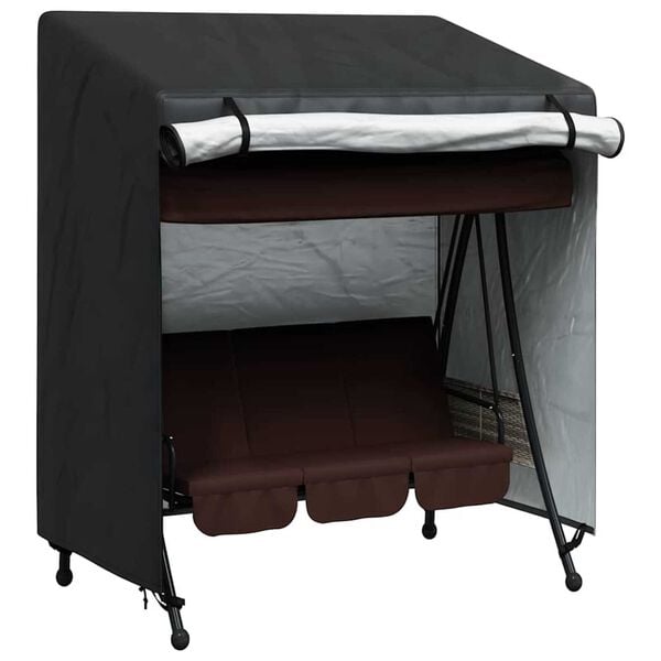 vidaXL Outdoor Swing Cover 53.15 x 39.37 x 64.96 in 210D Oxford Fabric